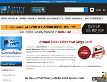 Tablet Screenshot of bidet-toilet-seat.com